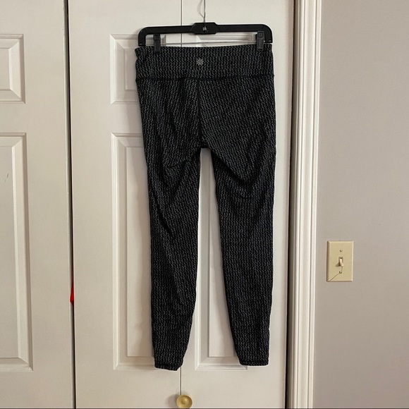 Grey Patterned Athleta Leggings - Picture 5 of 5